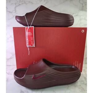 Nike ReactX Rejuven8 Slide Team Red Burgundy Crush HV4479-600 sz 8 Men's